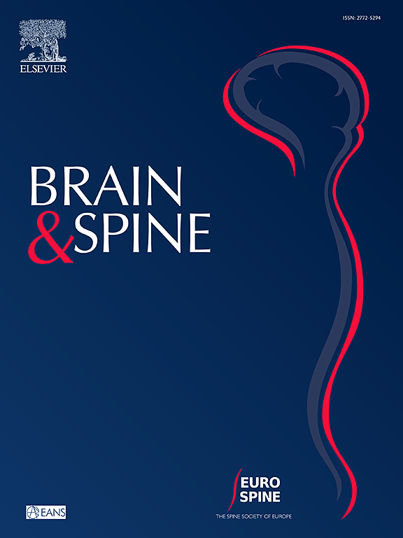Go to journal home page - Brain and Spine